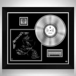 RARE-T Metallica Black Platinum LP Limited Signature Edition Studio Licensed Custom Frame Limited Edition Frames