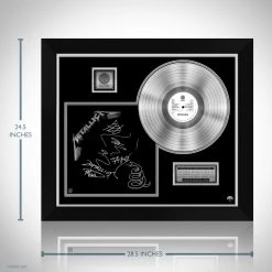RARE-T Metallica Black Platinum LP Limited Signature Edition Studio Licensed Custom Frame Limited Edition Frames
