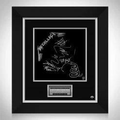 RARE-T Limited Edition Frames Metallica - Black LP Cover Limited Signature Edition Studio Licensed Custom Frame