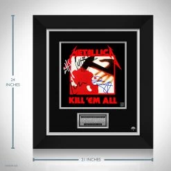 RARE-T Metallica - Kill Em All LP Cover Limited Signature Edition Studio Licensed Custom Frame