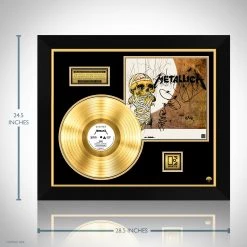 G.R.O. Metallica - One Gold LP Limited Signature Edition Studio Licensed Custom Frame Limited Edition Frames