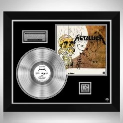 G.R.O. Metallica - One Platinum LP Limited Signature Edition Studio Licensed Custom Frame Limited Edition Frames