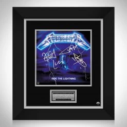 RARE-T Limited Edition Frames Metallica Ride The Lightning LP Cover Limited Signature Edition Studio Licensed Custom Frame