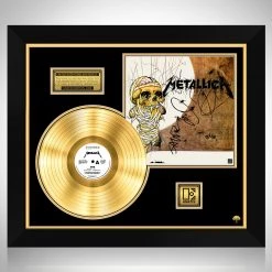 G.R.O. Metallica - One Gold LP Limited Signature Edition Studio Licensed Custom Frame Limited Edition Frames