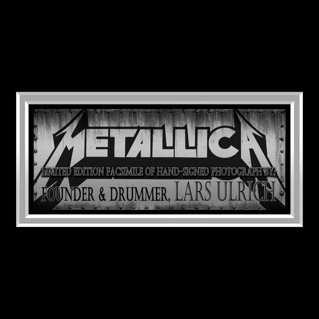 RARE-T Metallica Lars Ulrich Photo Limited Signature Edition Studio Licensed Custom Frame 5 RARE-T Metallica Lars Ulrich Photo Limited Signature Edition Studio Licensed Custom Frame