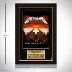 RARE-T Limited Edition Frames Metallica Master Of Puppets Limited Signature Edition Studio Licensed Movie Mini Poster Custom Frame