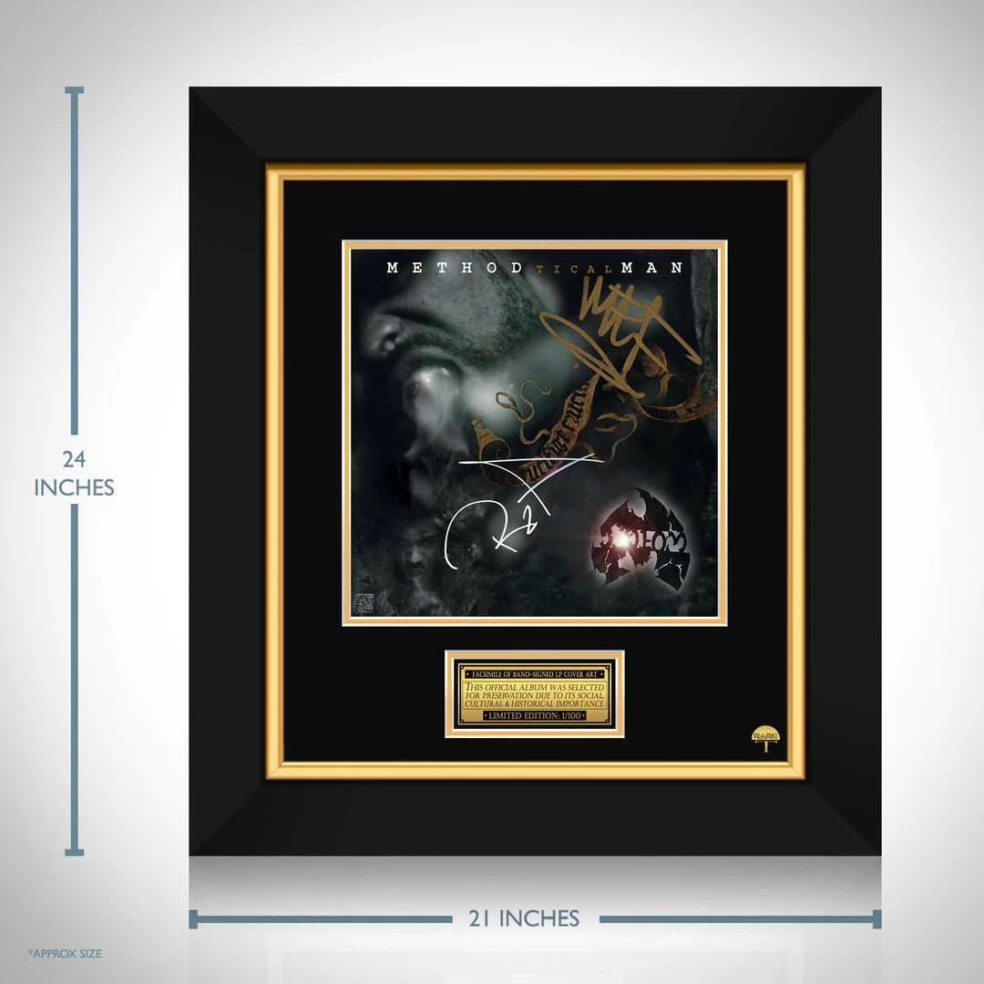 RARE-T Limited Edition Frames Method Man - Tical LP Cover Limited Signature Edition Studio Licensed Custom Frame 3 RARE-T Limited Edition Frames Method Man - Tical LP Cover Limited Signature Edition Studio Licensed Custom Frame