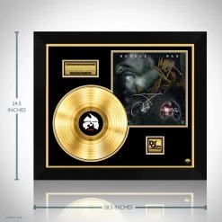 RARE-T Method Man Tical Gold LP Limited Signature Edition Studio Licensed Custom Frame Limited Edition Frames