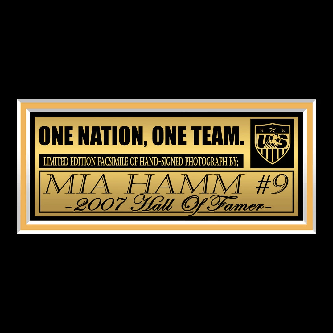 RARE-T USA National Team - Mia Hamm Photo Limited Signature Edition Studio Licensed Custom Frame Sports Memorabilia 5 RARE-T USA National Team - Mia Hamm Photo Limited Signature Edition Studio Licensed Custom Frame Sports Memorabilia