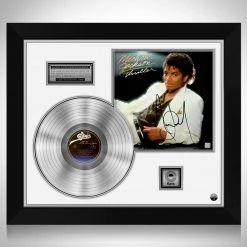 RARE-T Michael Jackson Thriller Platinum LP Limited Signature Edition Studio Licensed Custom Frame