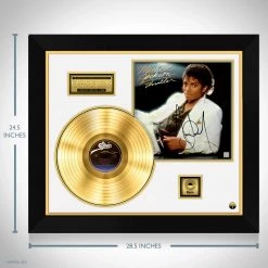 RARE-T Michael Jackson Thriller Gold LP Limited Signature Edition Studio Licensed Custom Frame Limited Edition Frames 13 RARE-T Michael Jackson Thriller Gold LP Limited Signature Edition Studio Licensed Custom Frame Limited Edition Frames