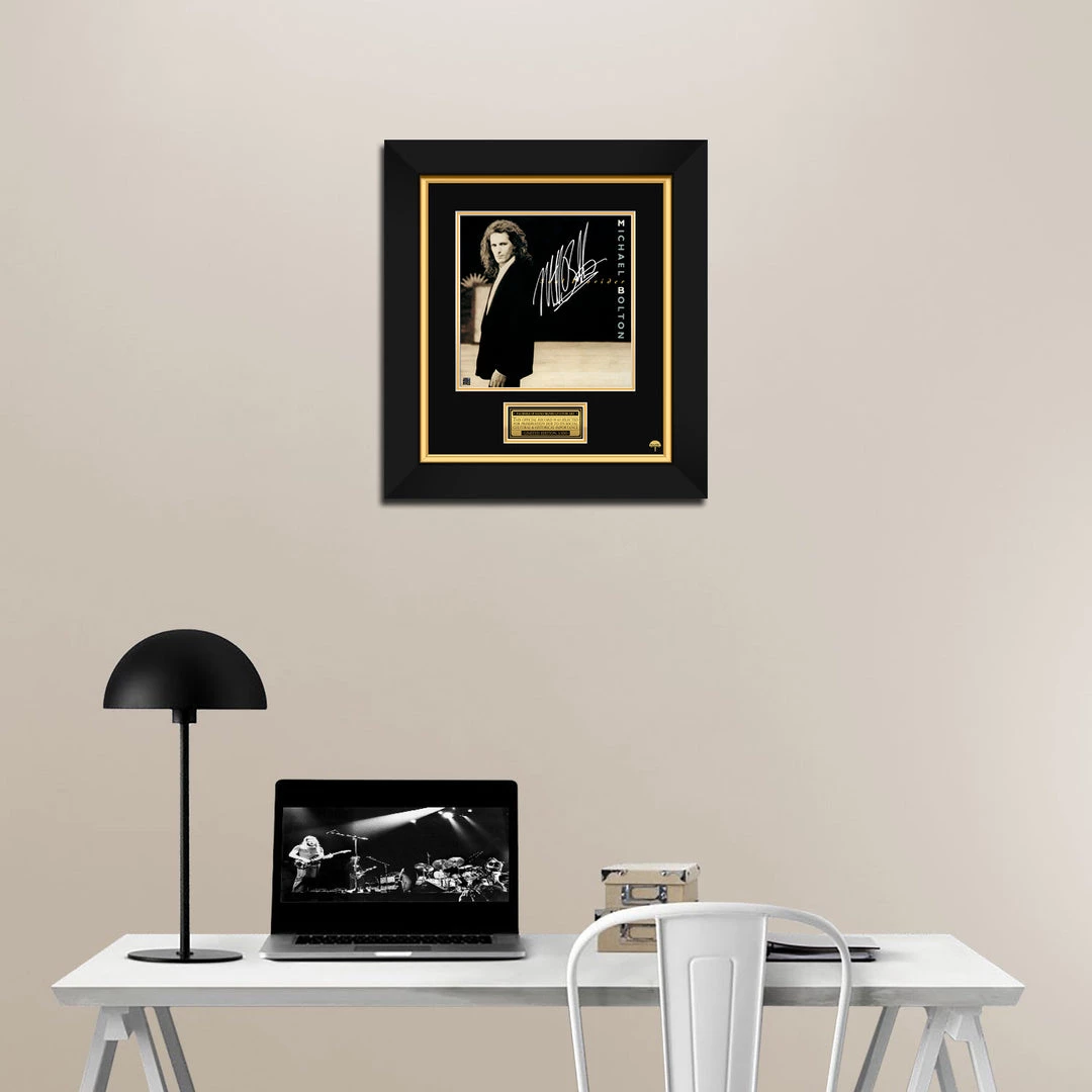 RARE-T Limited Edition Frames Michael Bolton - Soul Provider LP Cover Limited Signature Edition Studio Licensed Custom Frame 2 RARE-T Limited Edition Frames Michael Bolton - Soul Provider LP Cover Limited Signature Edition Studio Licensed Custom Frame