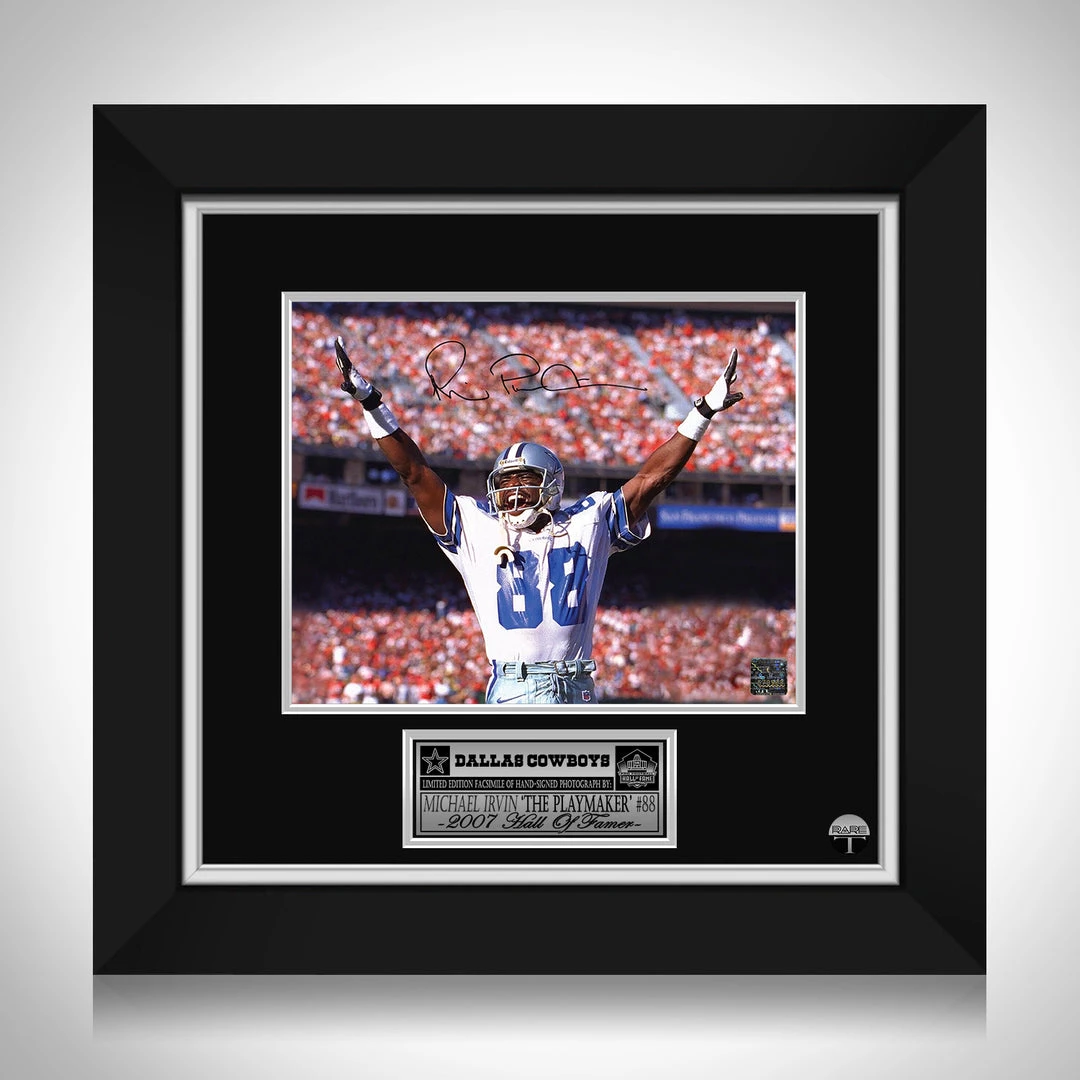 RARE-T Sports Memorabilia Dallas Cowboys - Michael Irvin Photo Limited Signature Edition Studio Licensed Custom Frame 1 RARE-T Sports Memorabilia Dallas Cowboys - Michael Irvin Photo Limited Signature Edition Studio Licensed Custom Frame