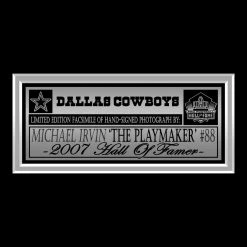 RARE-T Sports Memorabilia Dallas Cowboys - Michael Irvin Photo Limited Signature Edition Studio Licensed Custom Frame 11 RARE-T Sports Memorabilia Dallas Cowboys - Michael Irvin Photo Limited Signature Edition Studio Licensed Custom Frame
