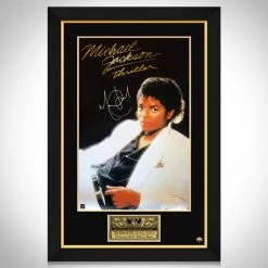 RARE-T Limited Edition Frames Michael Jackson Limited Signature Edition Studio Licensed Movie Mini Poster Custom Frame