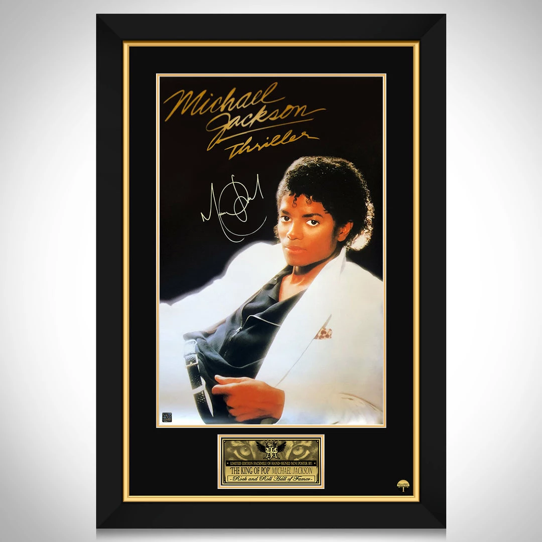 RARE-T Limited Edition Frames Michael Jackson Limited Signature Edition Studio Licensed Movie Mini Poster Custom Frame 1 RARE-T Limited Edition Frames Michael Jackson Limited Signature Edition Studio Licensed Movie Mini Poster Custom Frame