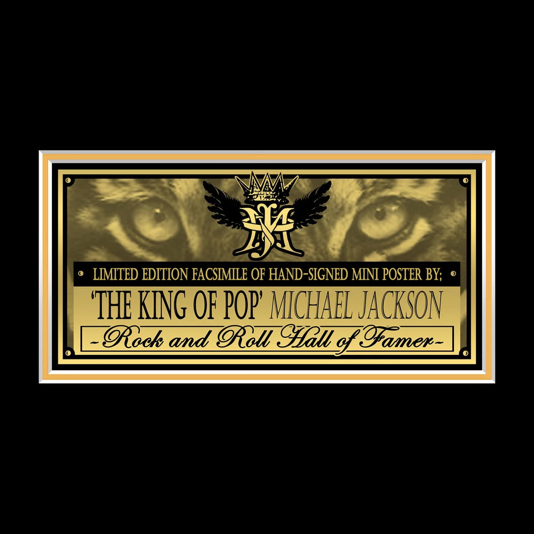 RARE-T Limited Edition Frames Michael Jackson Limited Signature Edition Studio Licensed Movie Mini Poster Custom Frame 5 RARE-T Limited Edition Frames Michael Jackson Limited Signature Edition Studio Licensed Movie Mini Poster Custom Frame