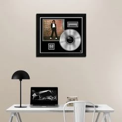 RARE-T Michael Jackson - Off The Wall Platinum LP Limited Signature Edition Studio Licensed Custom Frame Limited Edition Frames