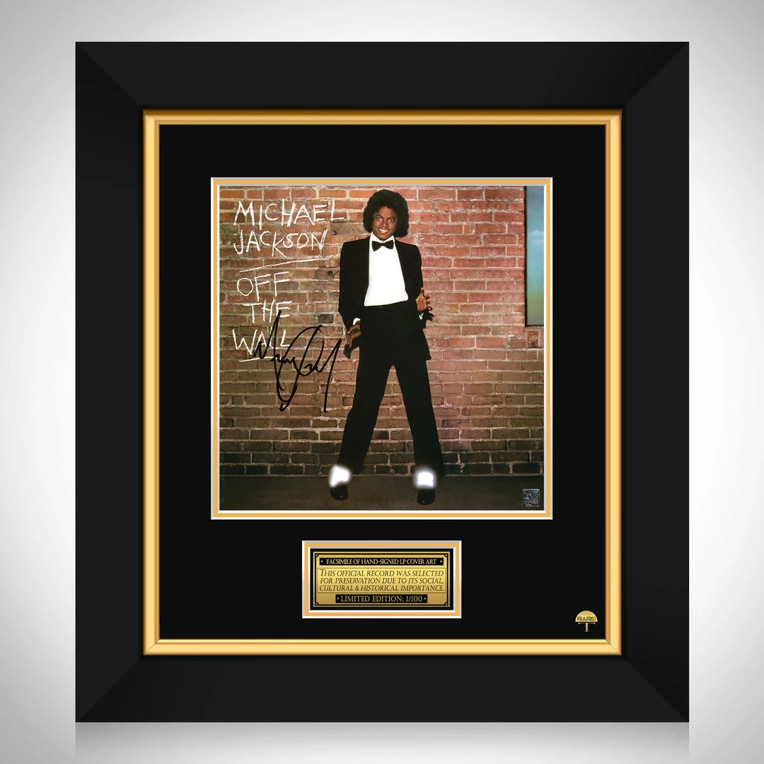 RARE-T Michael Jackson - Off The Wall LP Cover Limited Signature Edition Studio Licensed Custom Frame Limited Edition Frames 1 RARE-T Michael Jackson - Off The Wall LP Cover Limited Signature Edition Studio Licensed Custom Frame Limited Edition Frames