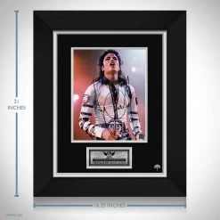 RARE-T Michael Jackson Stage Photo Limited Signature Edition Studio Licensed Custom Frame Limited Edition Frames