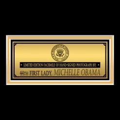 RARE-T Limited Edition Frames Michelle Obama First Lady Photo Limited Signature Edition Licensed Custom Frame
