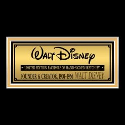 RARE-T Mickey Mouse Walt Disney Sketch Photo Limited Signature Edition Studio Licensed Custom Frame 10 RARE-T Mickey Mouse Walt Disney Sketch Photo Limited Signature Edition Studio Licensed Custom Frame