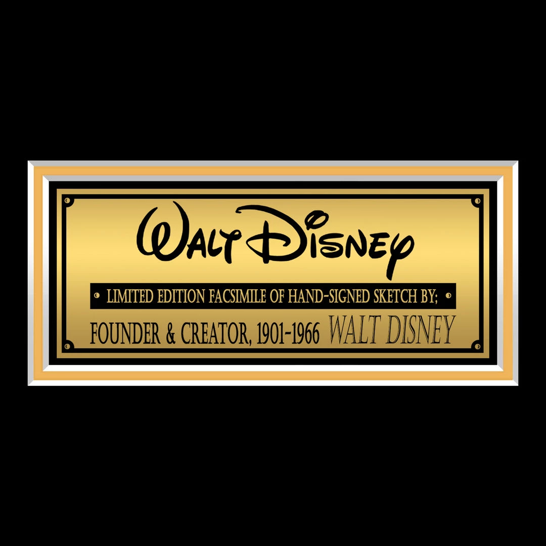 RARE-T Mickey Mouse Walt Disney Sketch Photo Limited Signature Edition Studio Licensed Custom Frame 4 RARE-T Mickey Mouse Walt Disney Sketch Photo Limited Signature Edition Studio Licensed Custom Frame