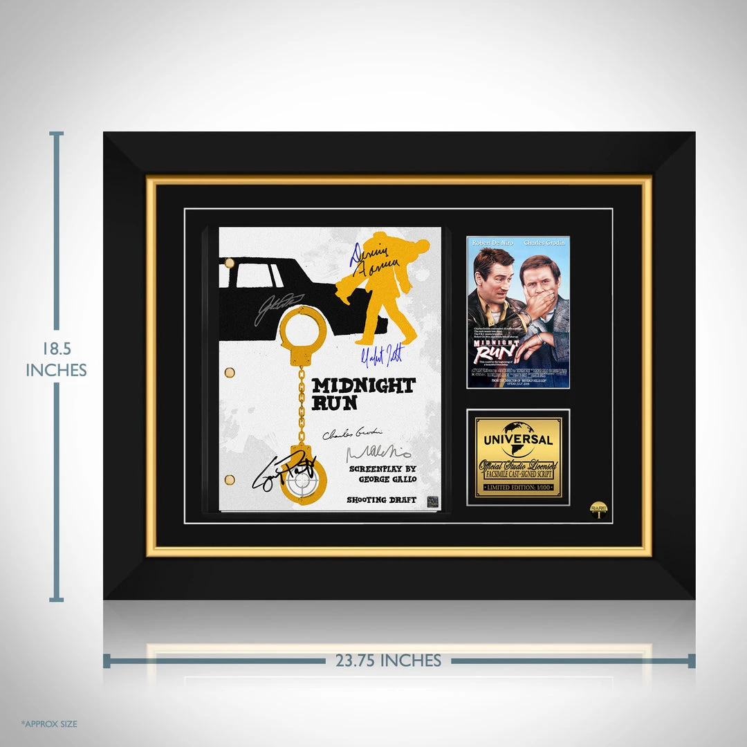 RARE-T Midnight Run Script Limited Signature Edition Studio Licensed Custom Frame 3 RARE-T Midnight Run Script Limited Signature Edition Studio Licensed Custom Frame