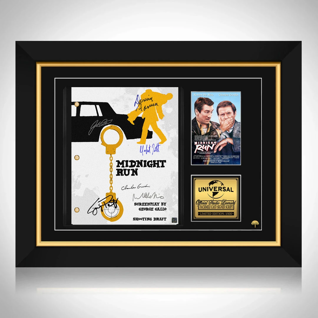RARE-T Midnight Run Script Limited Signature Edition Studio Licensed Custom Frame 1 RARE-T Midnight Run Script Limited Signature Edition Studio Licensed Custom Frame