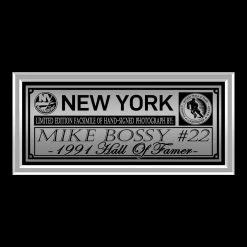 RARE-T Mike Bossy Memorial Photo New York Islanders Limited Signature Edition Studio Licensed Custom Frame
