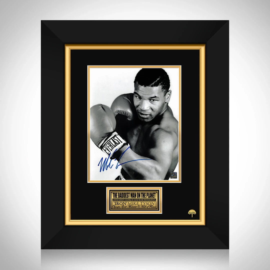 RARE-T Mike Tyson Limited Signature Edition Studio Licensed Photo Custom Frame 1 RARE-T Mike Tyson Limited Signature Edition Studio Licensed Photo Custom Frame