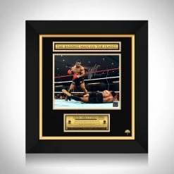 RARE-T Mike Tyson Baddest Man On The Planet Photo Limited Signature Edition Licensed Custom Frame