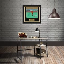 RARE-T Limited Edition Frames Mike Tyson Punch Out Promo Art Mini Poster Limited Signature Edition Studio Licensed Custom Frame