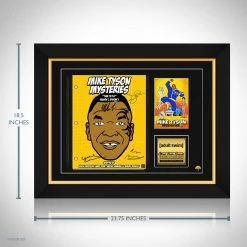 RARE-T Mike Tyson's Mysteries Transcript Limited Signature Edition Studio Licensed Custom Frame Limited Edition Frames