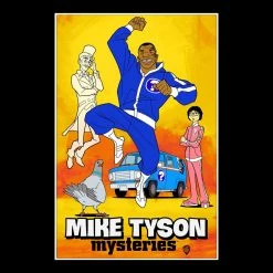 RARE-T Mike Tyson's Mysteries Transcript Limited Signature Edition Studio Licensed Custom Frame Limited Edition Frames