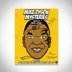 RARE-T Mike Tyson's Mysteries Transcript Limited Signature Edition Studio Licensed Custom Frame Limited Edition Frames