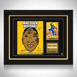 RARE-T Mike Tyson's Mysteries Transcript Limited Signature Edition Studio Licensed Custom Frame Limited Edition Frames