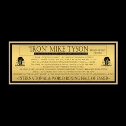 PPC Mike Tyson - PSA/DNA Certified Hand-Signed Boxing Trunks Custom Frame