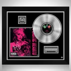 RARE-T Limited Edition Frames Miley Cyrus - Plastic Hearts Platinum LP Limited Signature Edition Studio Licensed Custom Frame
