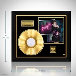 RARE-T Miley Cyrus Bangerz Gold LP Limited Signature Edition Studio Licensed Custom Frame 15 RARE-T Miley Cyrus Bangerz Gold LP Limited Signature Edition Studio Licensed Custom Frame