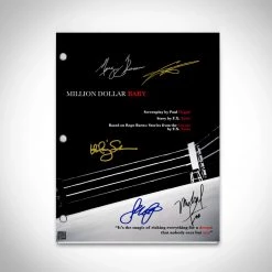 RARE-T Limited Edition Frames Million Dollar Baby Script Limited Signature Edition Studio Licensed Custom Frame