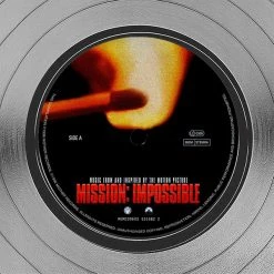 RARE-T Limited Edition Frames Mission Impossible - Soundtrack Platinum LP Limited Signature Edition Studio Licensed Custom Custom Frame