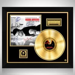RARE-T Mission Impossible - Soundtrack Gold LP Limited Signature Edition Studio Licensed Custom Custom Frame