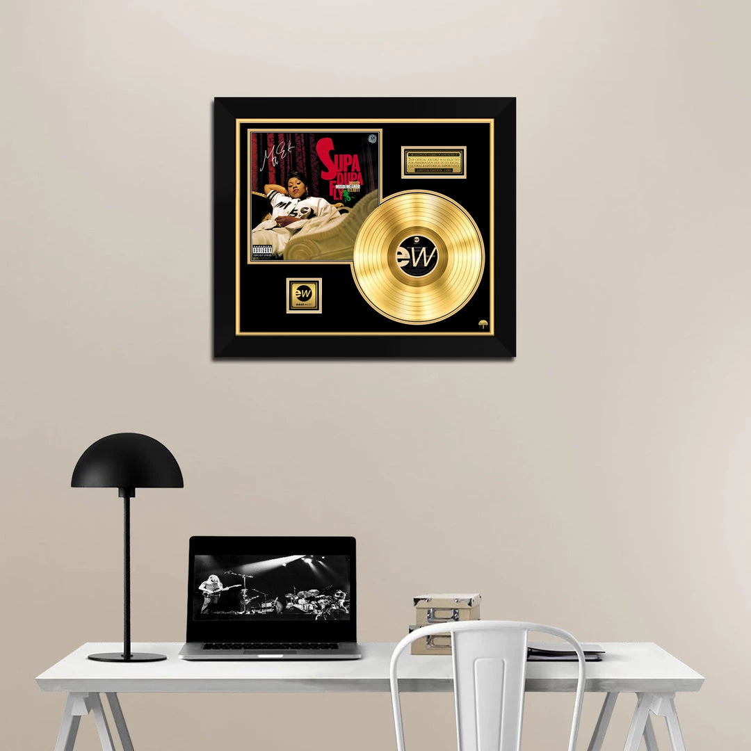 RARE-T Missy Elliot - Supa Dupa Fly Gold LP Limited Signature Edition Studio Licensed Custom Frame 2 RARE-T Missy Elliot - Supa Dupa Fly Gold LP Limited Signature Edition Studio Licensed Custom Frame