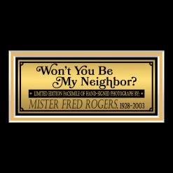 RARE-T Mister Rogers Photo Limited Signature Edition Studio Licensed Custom Frame Limited Edition Frames 10 RARE-T Mister Rogers Photo Limited Signature Edition Studio Licensed Custom Frame Limited Edition Frames