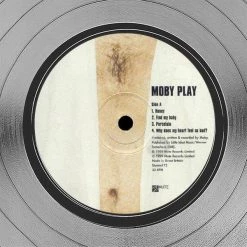 RARE-T Moby - Play Platinum LP Limited Signature Edition Studio Licensed Custom Frame Limited Edition Frames