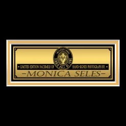 RARE-T Monica Seles Photo Limited Signature Edition Licensed Custom Frame