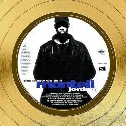 RARE-T Limited Edition Frames Montell Jordan - This Is How We Do It Gold LP Limited Signature Edition Studio Licensed Custom Frame