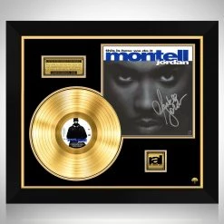 RARE-T Limited Edition Frames Montell Jordan - This Is How We Do It Gold LP Limited Signature Edition Studio Licensed Custom Frame