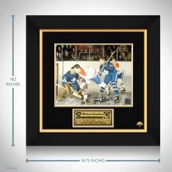 RARE-T Montreal Canadiens Jean Beliveau Photo Limited Signature Edition Studio Licensed Custom Frame Sports Memorabilia